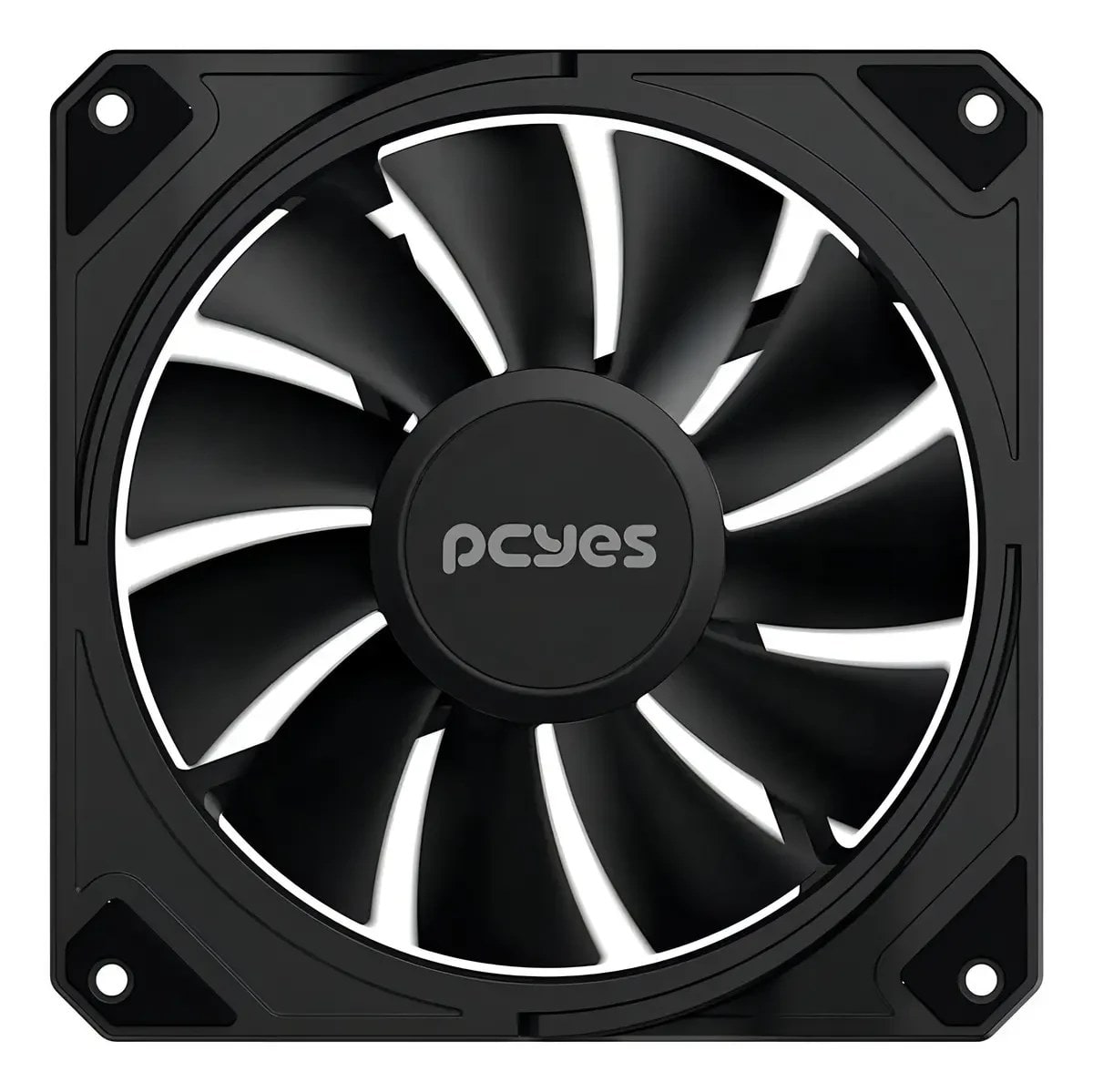Cooler Fan Gabinete PCYES Sangue Frio 3 Black Vulcan 120mm PWM Preto FSF3BR