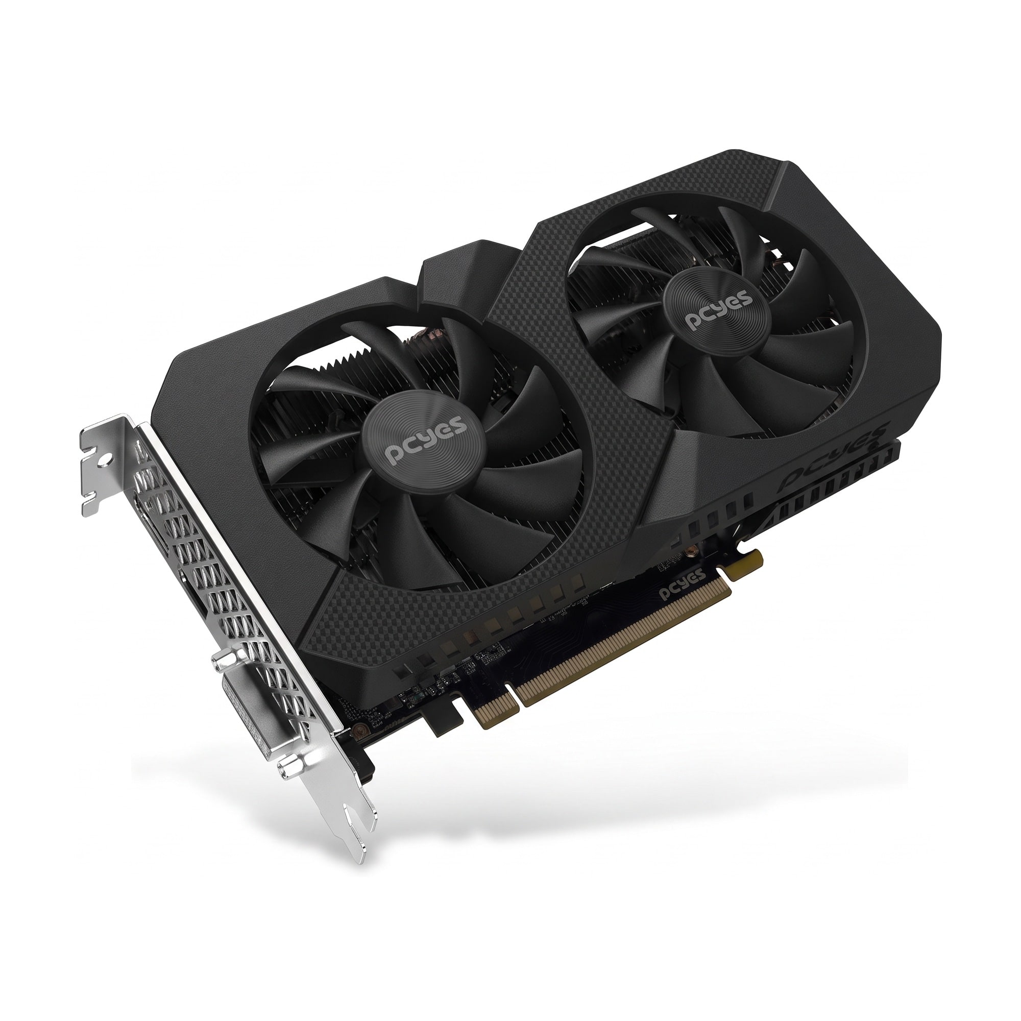 Placa de Vídeo PCYES GeForce RTX 3050 6GB GDDR6 96 bits Projeto Edge Preta PVRTX30506BLPE