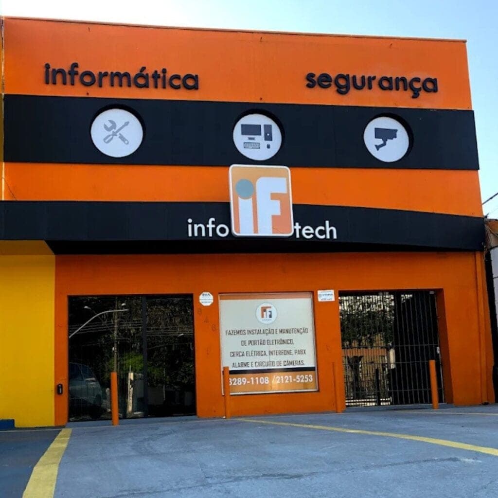 Fachada da loja infotech Campinas