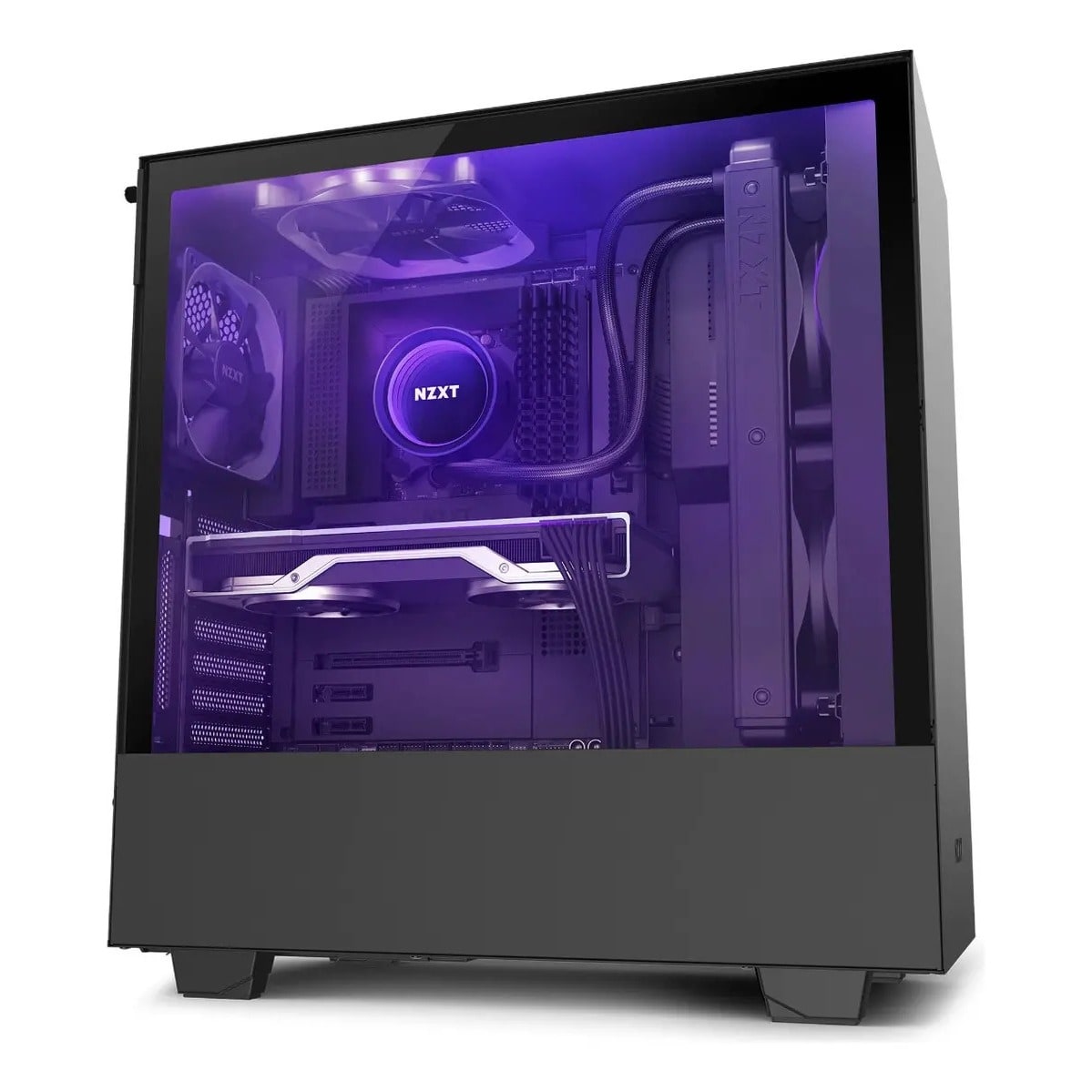 Gabinete Gamer NZXT H510i Mid Tower Vidro Temperado Preto