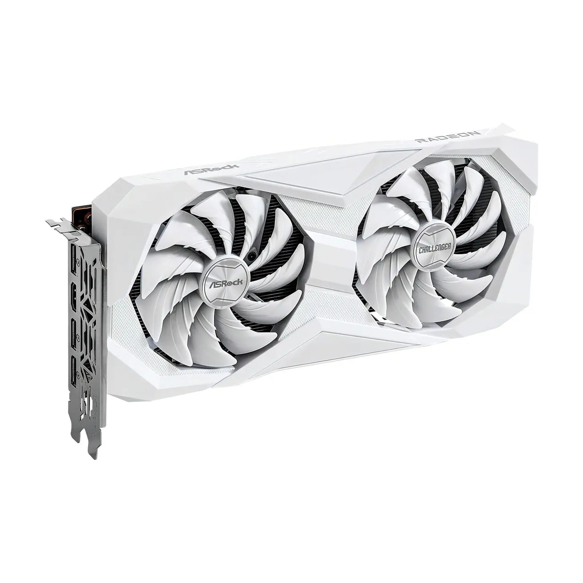 Placa de Vídeo ASRock Radeon RX 6600 Challenger White 8GB GDDR6 128 bits Branca 90-GA4UZZ-00UANF
