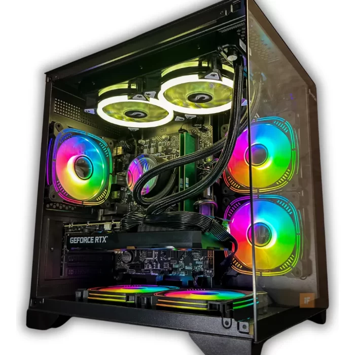 Pc Gamer Aquario Preto Ryzen 7 5700x Rtx 3060 Ssd 1tb 16gb