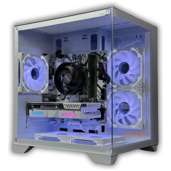 Computador Gamer Aquario Ryzen 5 5500 Rtx3050 Ssd 512gb 16gb