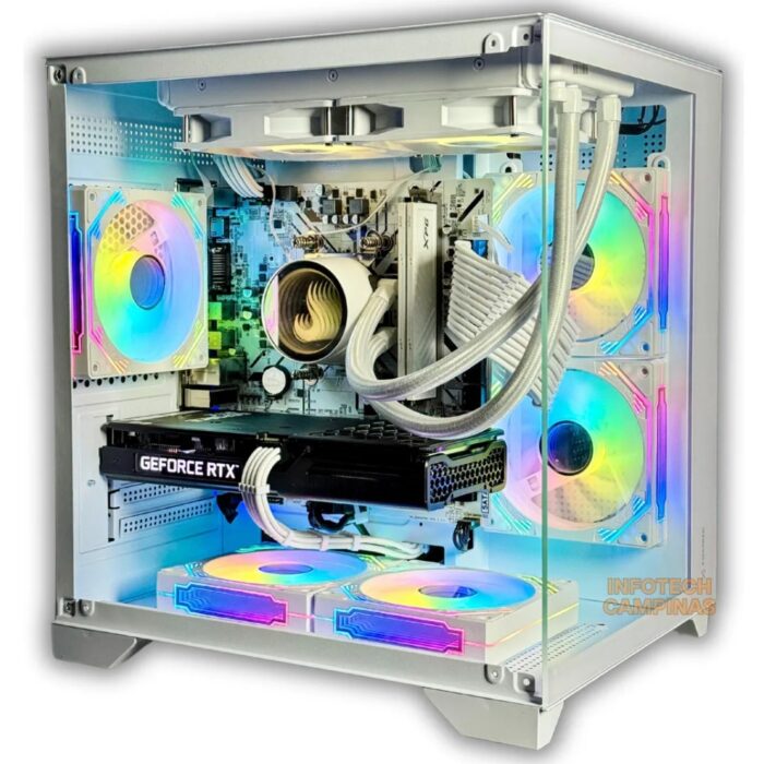 Pc Gamer Full White Ryzen 7 5700x Rtx5060 32gb Ssd 1tb Win11